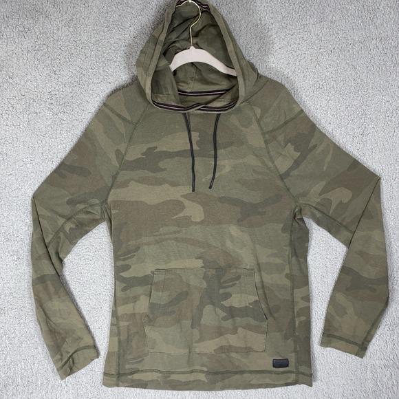 Abercrombie & Fitch Tops - Abercrombie Fitch Sz S Hoodie Sweatshirt Camo Lightweight  Grunge Army Preppy